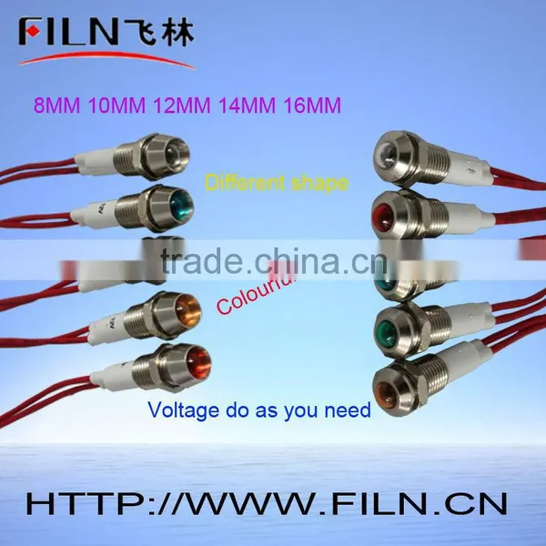 Yueqing 3v Red Led Light Light Indicator Usb Foot Switch 10MM Lamp