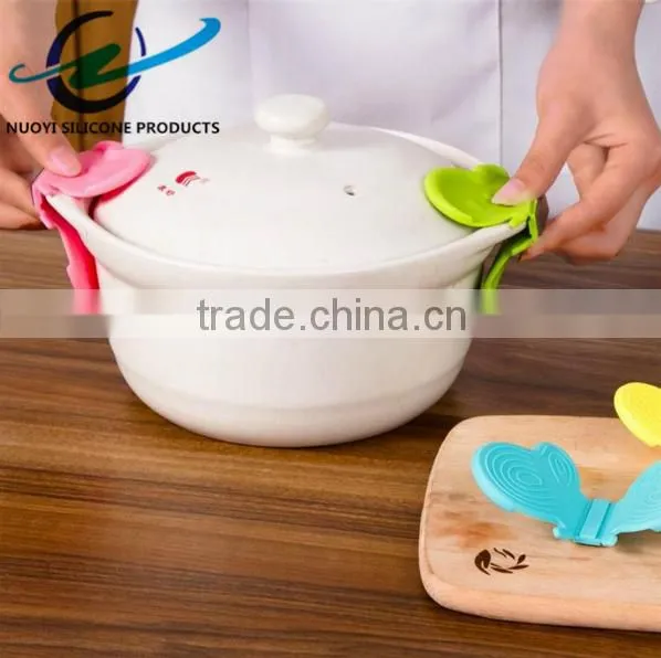 Household Creative Heat Resistant Silicone Butterfly Clip photo-6