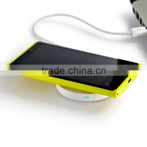 Stylish Mini Qi Standard Wireless Charging Pad Single Coil Qi Charger For Qi-Enabled Phones photo-6
