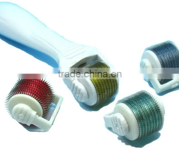 Factory Lowest Price LED Derma Roller / Manufactory LED Therapy Micro Skin Roller for Wrinkle Rmeoval Micro Needling Roller photo-2