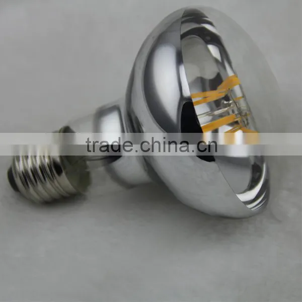 LED Lamp Light Silver Plated Housing Led Spot High Quality Led Filament Bulbs R63 photo-3
