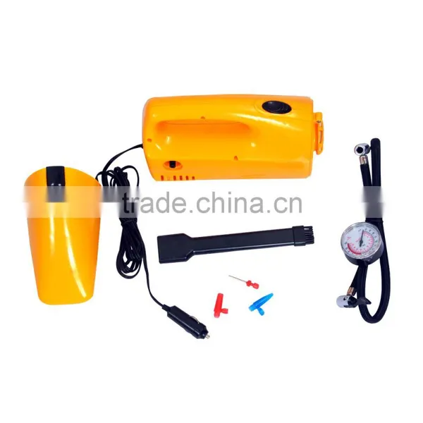 Kawachi 2 in 1 12V Vacuum Cleaner With 300 PSI Tire Inflator Compressor photo-2