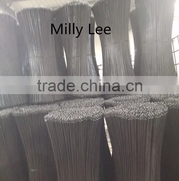 12''Galvanized Loop Tie Wire / 9''Bag Tie Wire /1.5mm Loop Tie Wire Black Annealed/Rebar Tie Wires/twist Wire Tie photo-5