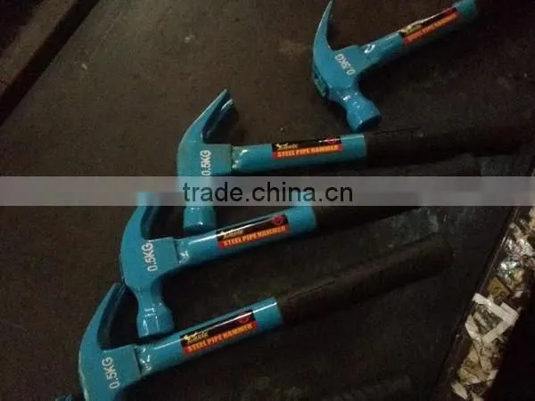Drop Forged Claw Hammer With Colorful Tube Handle photo-2