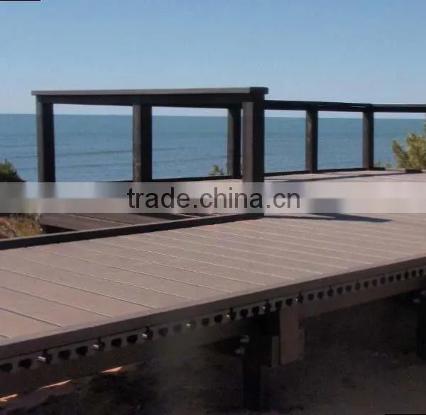Wood Plastic Composite Recycled WPC Decking Board photo-2