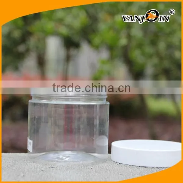 Hot Sale Wide Mouth 250ml Plastic Jar/pet Jars With Aluminum Lid photo-2