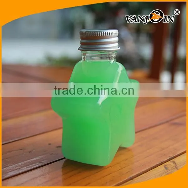 Star Shape Cold Press Juice Bottles With Metalized Cap photo-3
