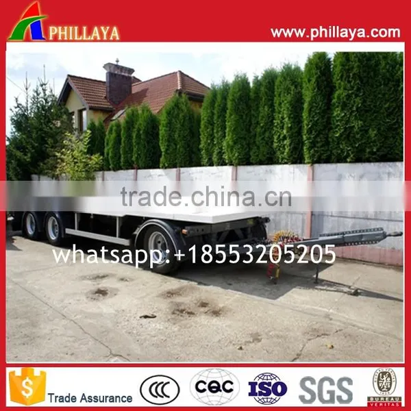 ISO CCC Certification Full Type Mini Excavator Transport Lowbed Trailer With Drawbar photo-6
