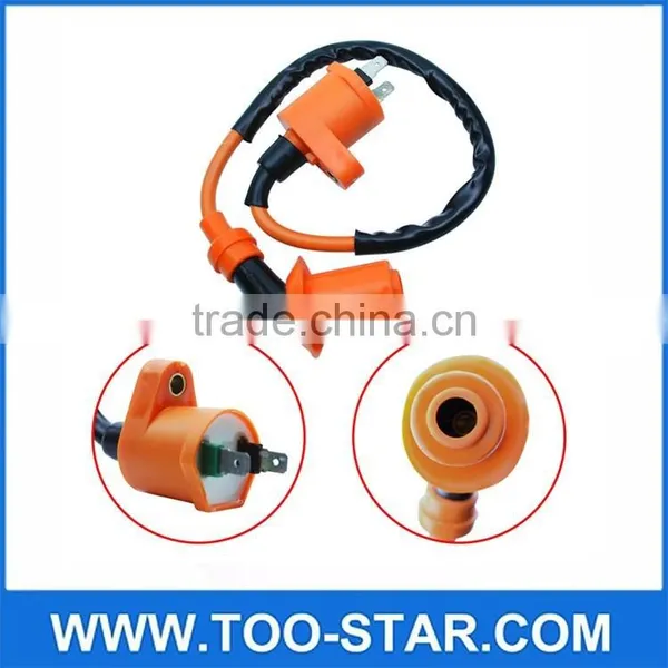 Orange Color High Performance Scooter Ignition Coil For GY6 50cc 150cc Motorcycle photo-2