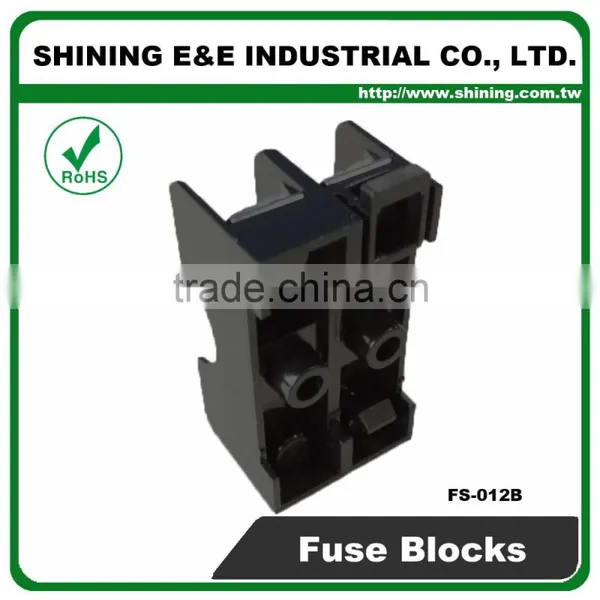 FS-012B 35mm Din Rail Mounted 600V 10A 2 Pole Midget Fuse Base photo-5