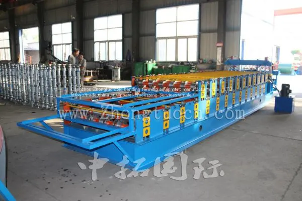 Double Layer Trapezoidal Roof Manufacturing Machine photo-2