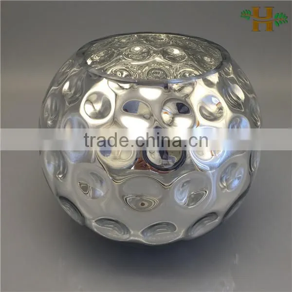 Factory Price Round Glass Flower Vase photo-4