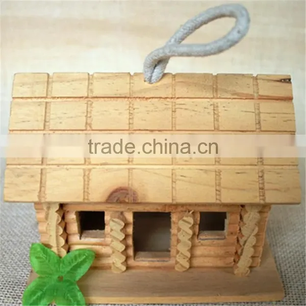 Деревянные миниатюрные домики для птиц photo-5