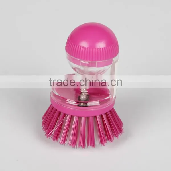 Convenient Creative Plastic Hydraulic Pot Washing Brush photo-2