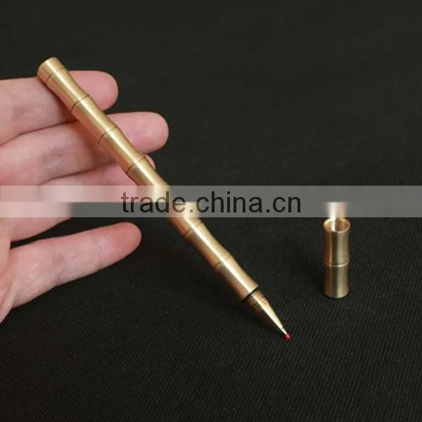 High End Brass Pen for Business Gift,Bamboo Shape Metal Pen photo-3