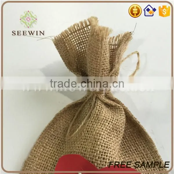 Heart-shaped Jute Bag for Packing photo-6