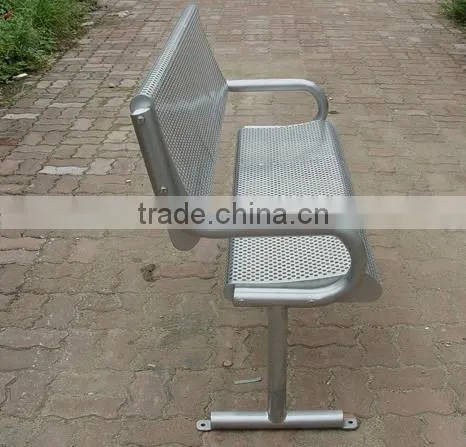 Arlau Outdoor Park Iron Garden Bench photo-3