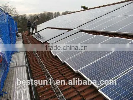 Complete With Battery and Brackets 10000w Solar pv Mounting System for Ground Installation photo-3