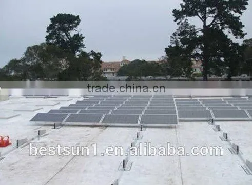 2014 New Design!!! Manufacturer Ground or Rooftop Mounting 2000w Home Use Easy Installed Solar Mounting System photo-4