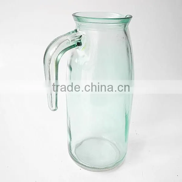 Stained Spouted Handling Table Use Glass Water Bottle Glass Pitcher photo-2