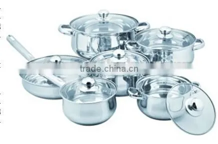 10pcs Stainless Steel Soup Pot Set Cookware Set photo-2