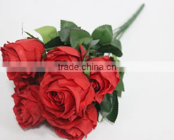 SJ-L0583 Rosa Artificial Fabricados na China photo-4