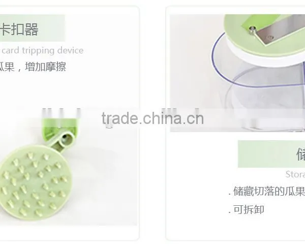 Tri-blade Plastic Spiral Vegetable Slicer Cutter and Peeler photo-5