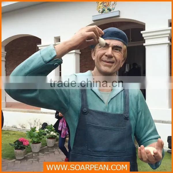 Vivid Life-size Garden Decoration Character Statue photo-4