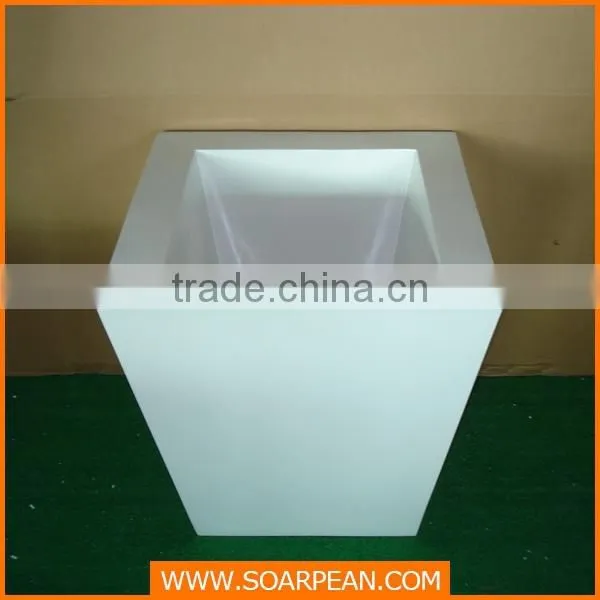 Customized Decorative Fiberglass Outdoor Flower Pot photo-3