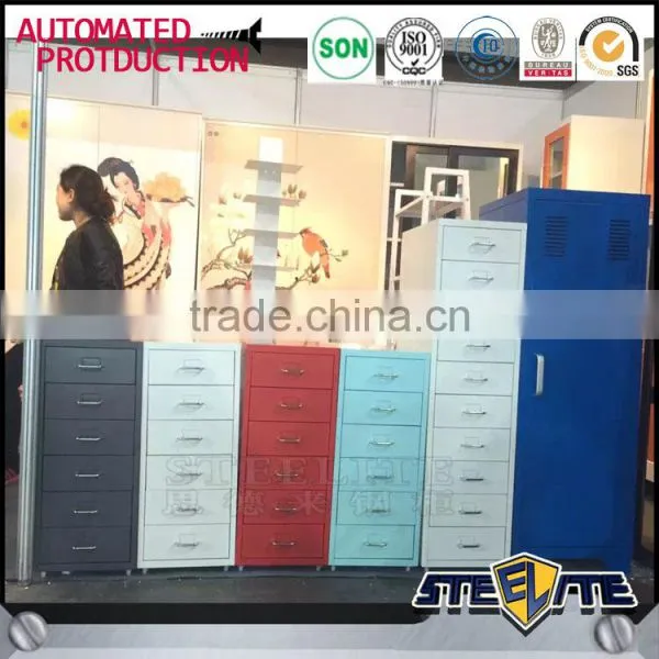 Safe and Friendly Knock Down Kids Bed Beside 6 Drawer Movable File Cabinet for Sale photo-5