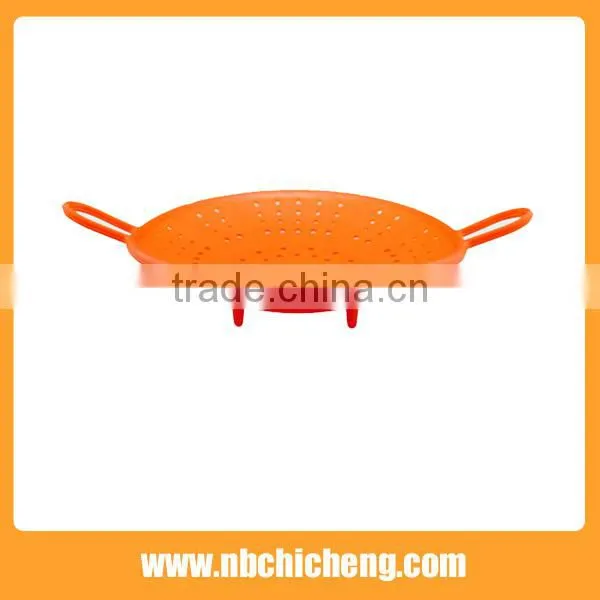 Silicone Kitchen Draining Storage Basket Water-clock Basket Drain Fruits Basket photo-2