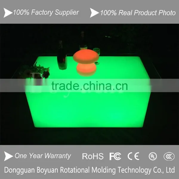 Customize Make PE Plastic Led Home Bar Furniture photo-3