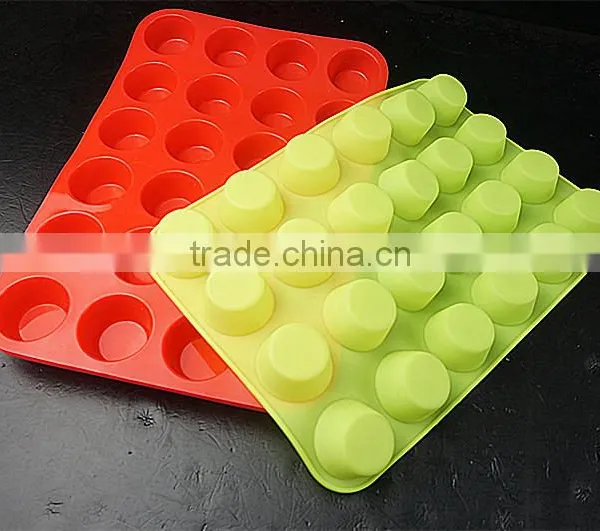 10112 24pcs CUPS Shape Silicone Cake Mold photo-6