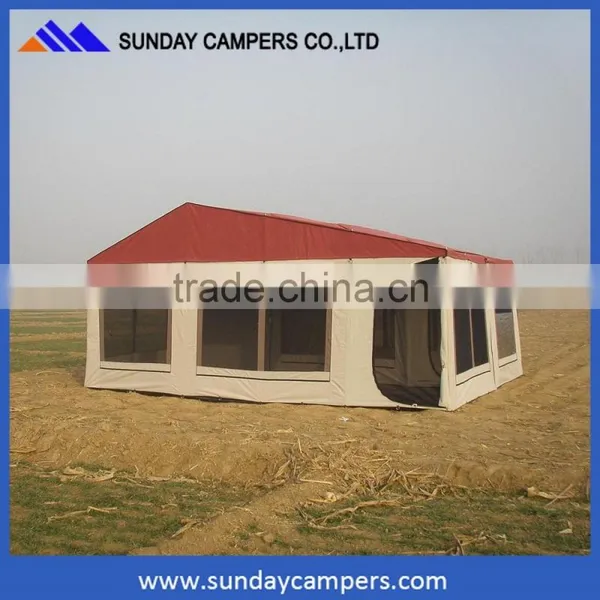 China 2017 Canvas Folding 4x4 Camper Trailer Tent Camping Cars for Sale photo-2