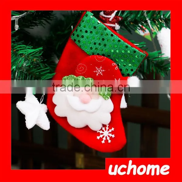 UCHOME China Supplier Wholesale Good Quality Christmas Decorative Socks,New Design Christmas Gift Sock photo-3