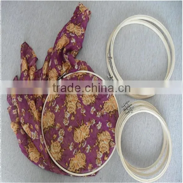 3'' -14" Natural Material Bamboo Embroidery Hoop photo-3