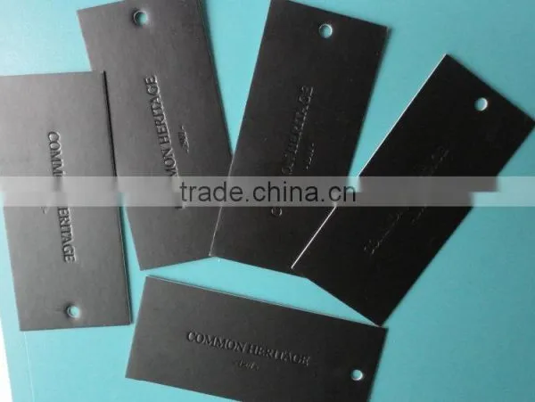 2017 China Custom Swing Tags Gold Stamping Hang Tags photo-2