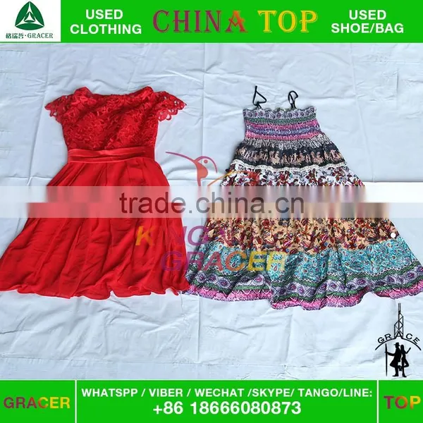 Korea Style Summer Fashion Mixed Dress Stocklot,used Clothing Used Dress