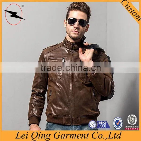 Winter Warm Coat Men Fashion Leather Motorcycle Jacket Men's Genuine Leather Jackets photo-2