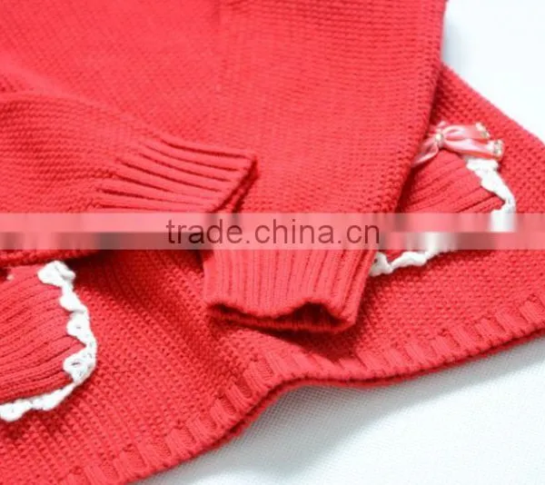 New Design Girl Fashion Pullover Kids Crochet Candy Color Sweater photo-4