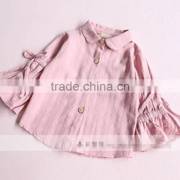 1-5 Years Wholesale 2017 New Autumn Cotton Full Sleeves Kids Girls Blouse photo-6