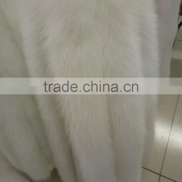 BBG-H-21 Soft/Comfortable/Smooth Silver Fox Fur Trim for Jacket photo-2