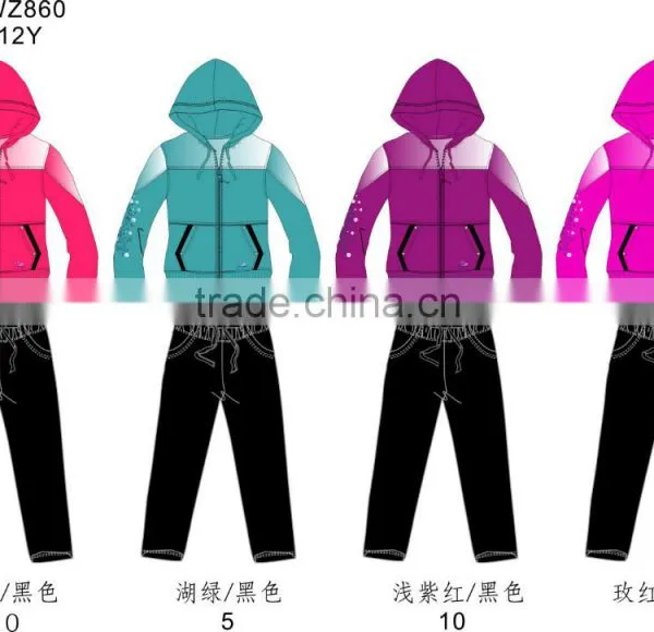 Good Quality Girl Winter Clothes Set Stock Lot Wholesale Cotton photo-2