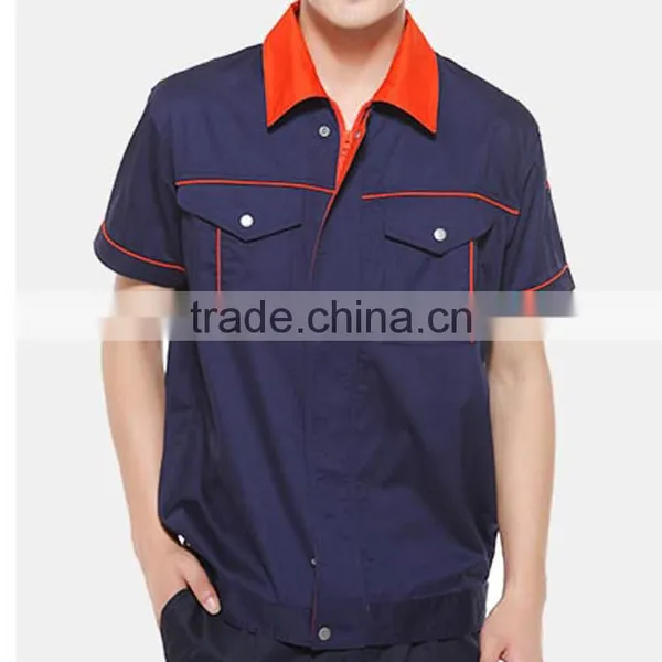 OEM Service Polyester Cotton Workwear Uniforms Industrial Uniform photo-3