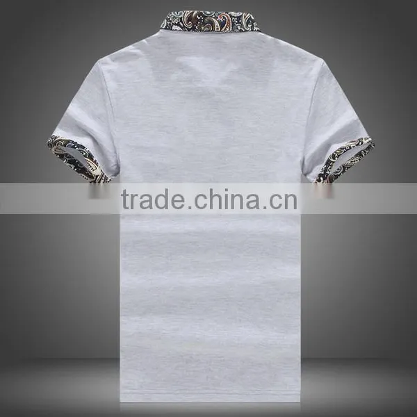 Custom Popular Cheap Soft Men's Stand Collar Cotton Short Sleeve Men T Shirt Camisa Polo Shirts Wholesale photo-3