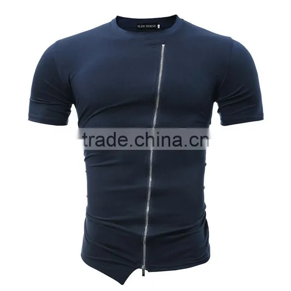 Men's Sports Gym Short Sleeve T-shirt Casual Basic Tops Tee photo-4