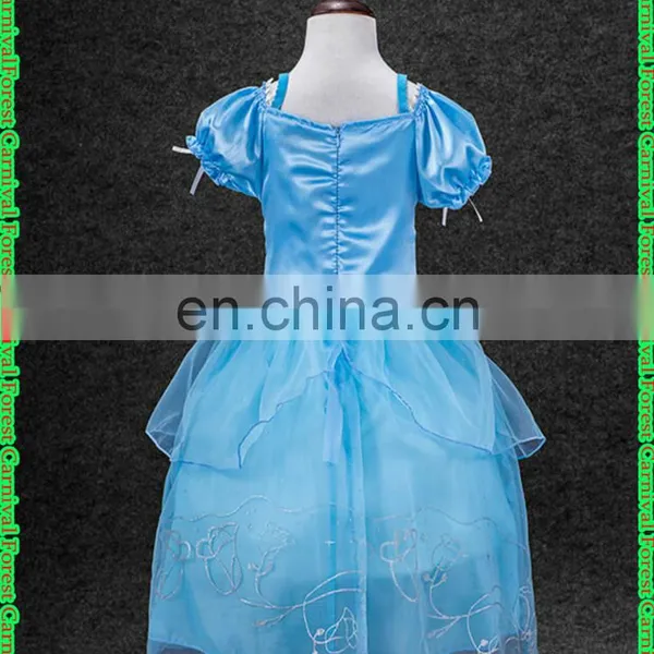 2016 Frozen Elsa Girl Party Dress , The New Children Dress Roses Frozen Elsa ANNA Dress Cinderella79822-1 photo-3