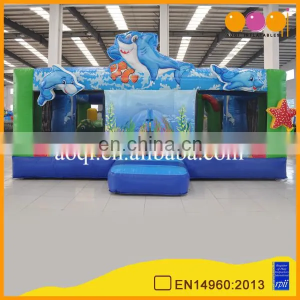 Low Price Customize Ocean Castle Inflatable Bounce House for Kids photo-2