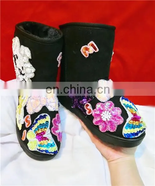 Aidocrystal New Design Fashionable Womens Great Boots Cheap Prices Winter Warm Snow Boots for Ladies photo-2