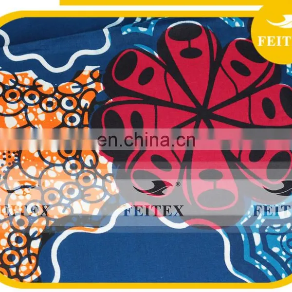 2015 Fashion African Wax Fabric Wholesale Embroidery Print Dress Fabric for Occasion photo-3